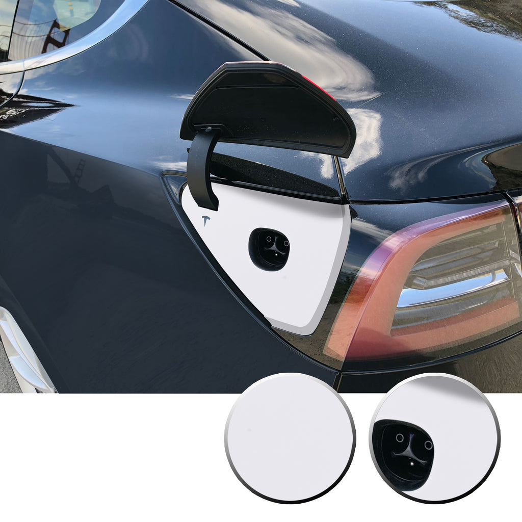 Charging Dock Vinyl Decal Overlay Kit Compatible with Tesla Model 3 2017-2020