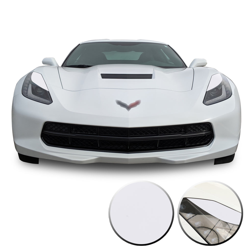Headlight Eyelids Vinyl Decal Overlay Wrap Compatible with Corvette C7 2014-2019
