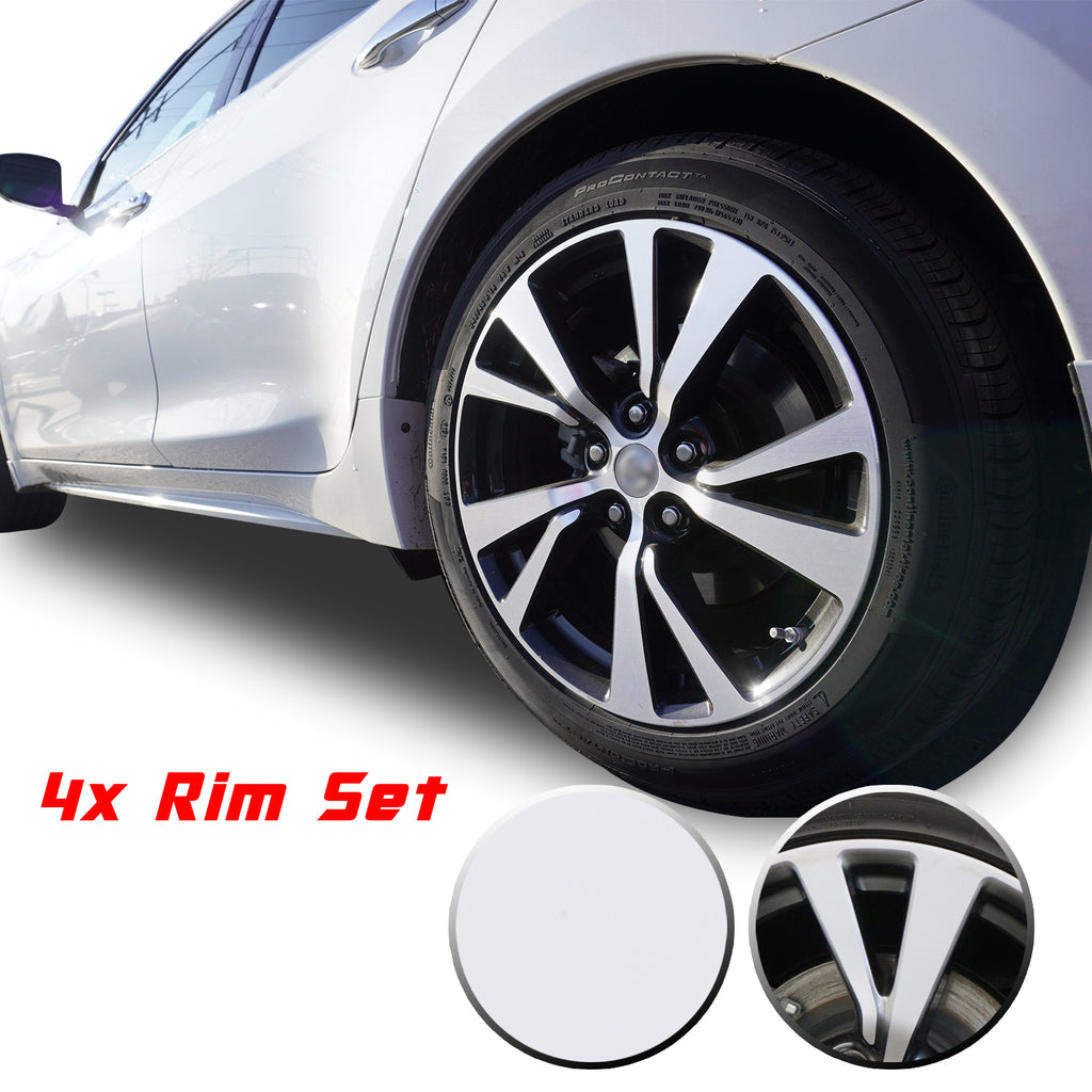 18" Wheel Rim Chrome Delete Vinyl Wrap Overlay Kit Compatible with and Fits Maxima 2016 - 2020