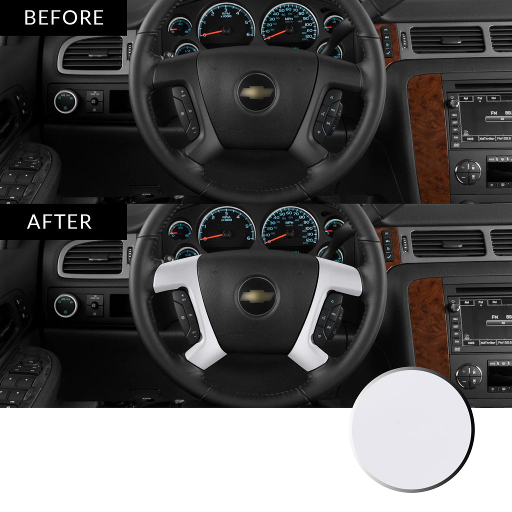 Steering Wheel Spoke Decal Overlay Trim Compatible with and Fits Chevrolet, GMC, Cadillac
