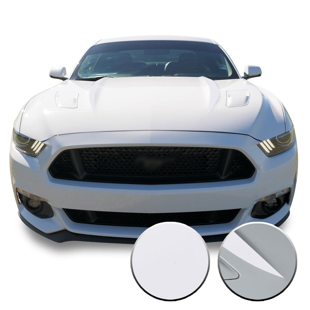 Hood Spears Stripes Vinyl Decal Overlay Wrap Trim Compatible with and Fits Mustang 2015-2017