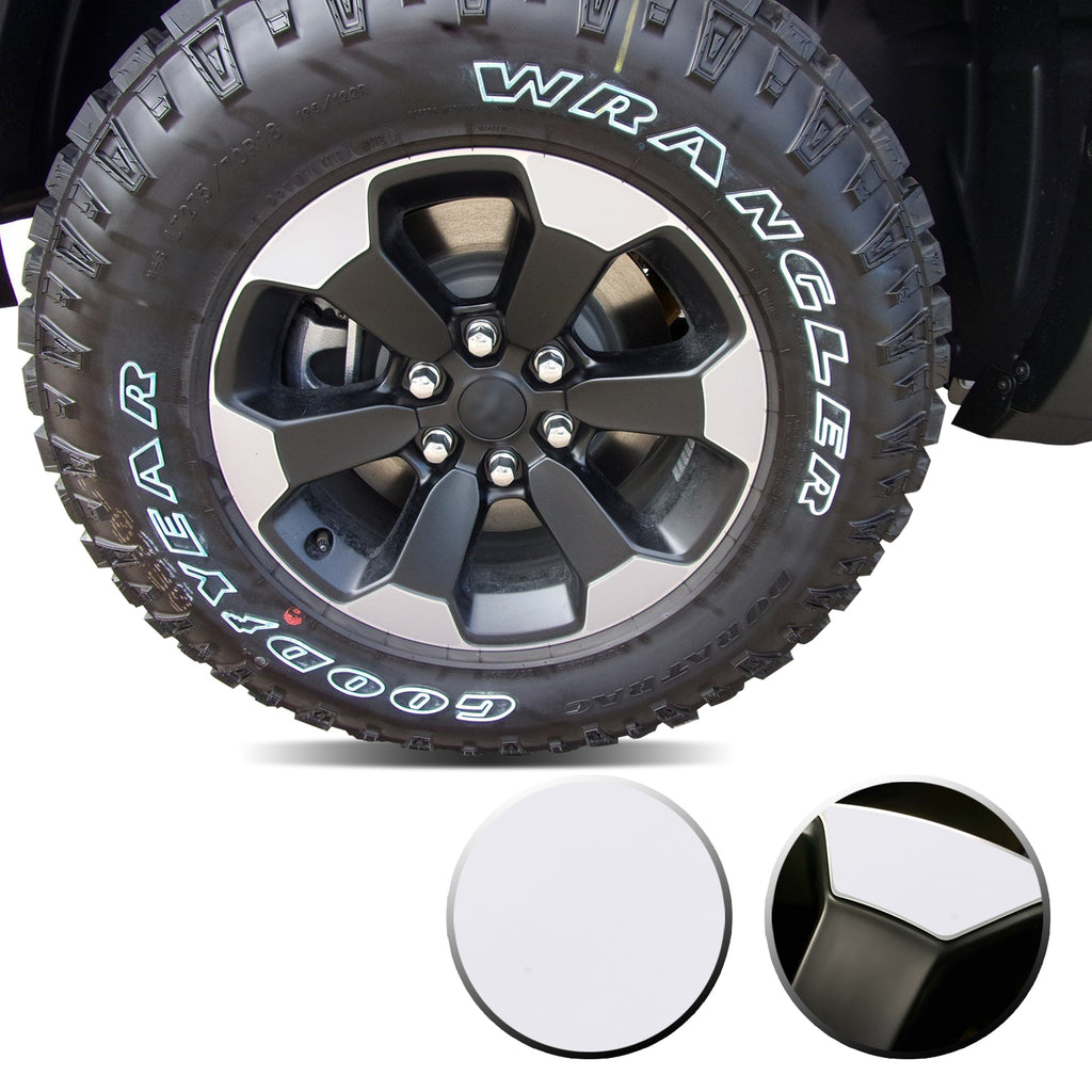 18" Wheel Precut Vinyl Wrap Graphic Decal Overlay Kit Compatible with and Fits Ram 1500 Rebel 2019-2020