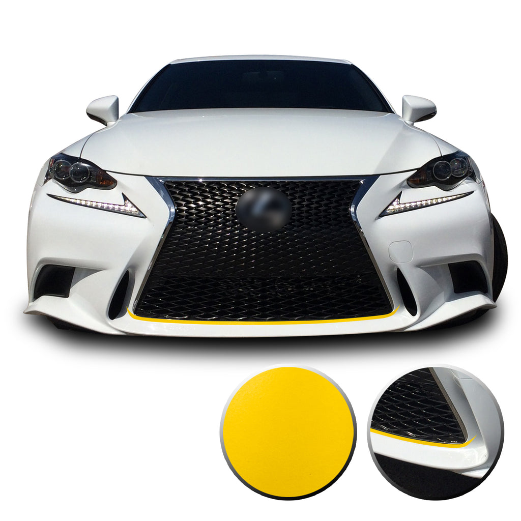Front Grille Pinstripe Accent Vinyl Decal Overlay Wrap Compatible with Lexus IS200t IS250 IS300 IS F Sport 2014-2016