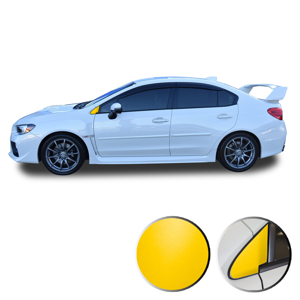 Quarter Window Trim Decal Overlay Wrap Compatible with and Fits WRX STi 2015-2020