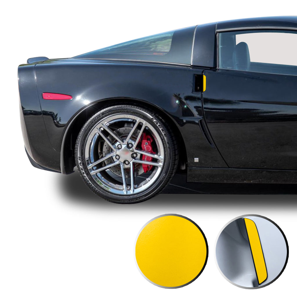 Door Handle Overlay Trim Wrap Vinyl Decal Compatible with and Fits Corvette 2005-2013