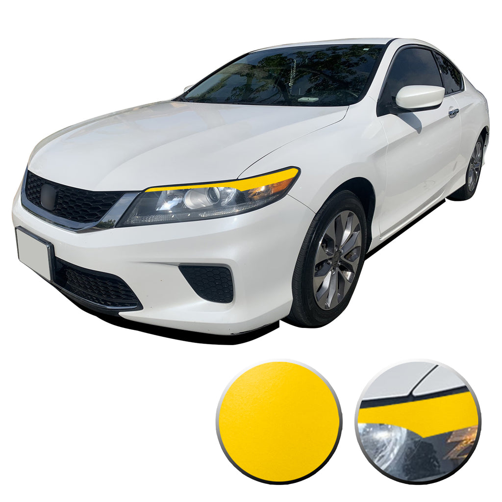 Headlight Eyelid Eyebrow Vinyl Decal Compatible with Honda Accord 2013-2015