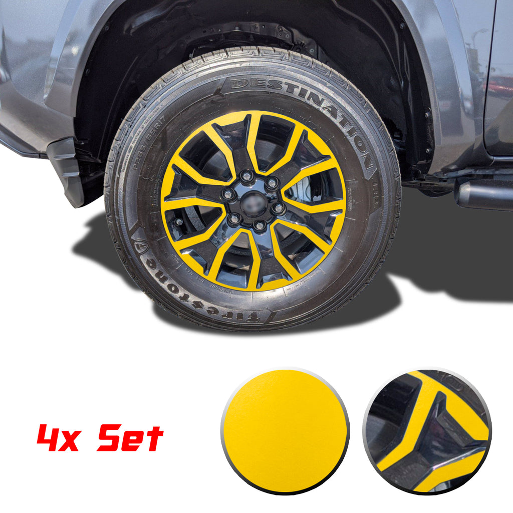 17" Wheel Rim Vinyl Overlay Decals Wrap Trim Compatible with and Fits Tacoma TRD Sport 2020 2021