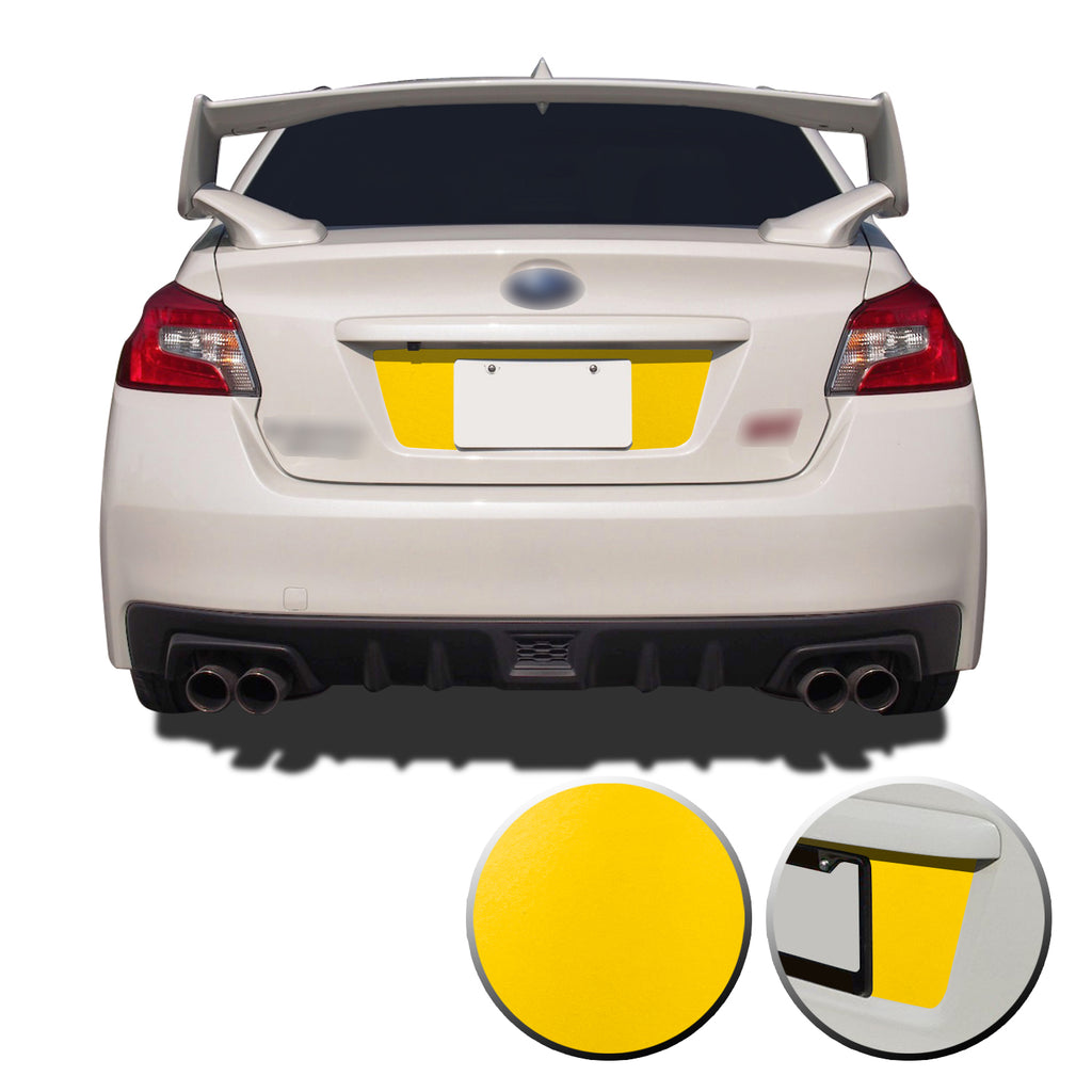 Trunk Rear License Trim Decal Overlay Compatible with and Fits Subaru WRX STi 2015-2020