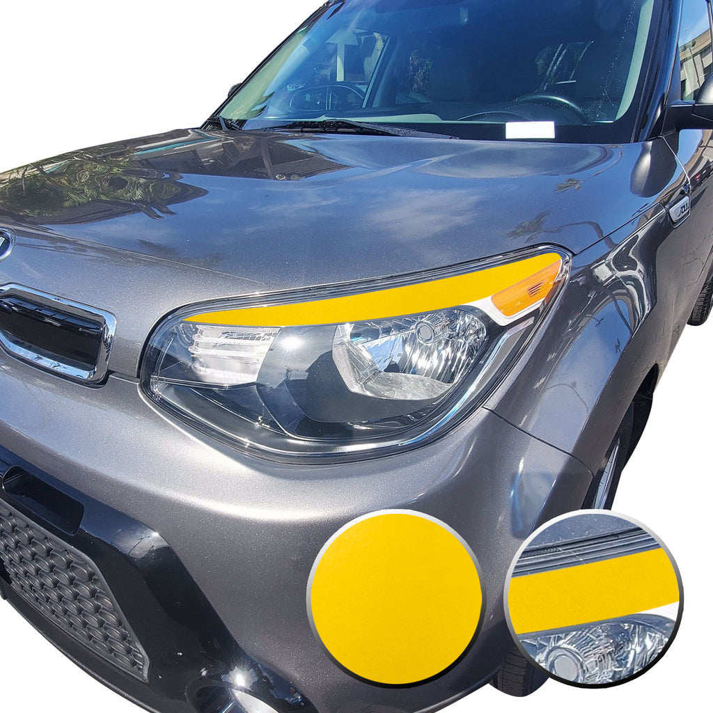 Eyelid Accent Overlay Precut Decal Vinyl Trim Compatible with and Fits Kia Soul 2014 2015 2016
