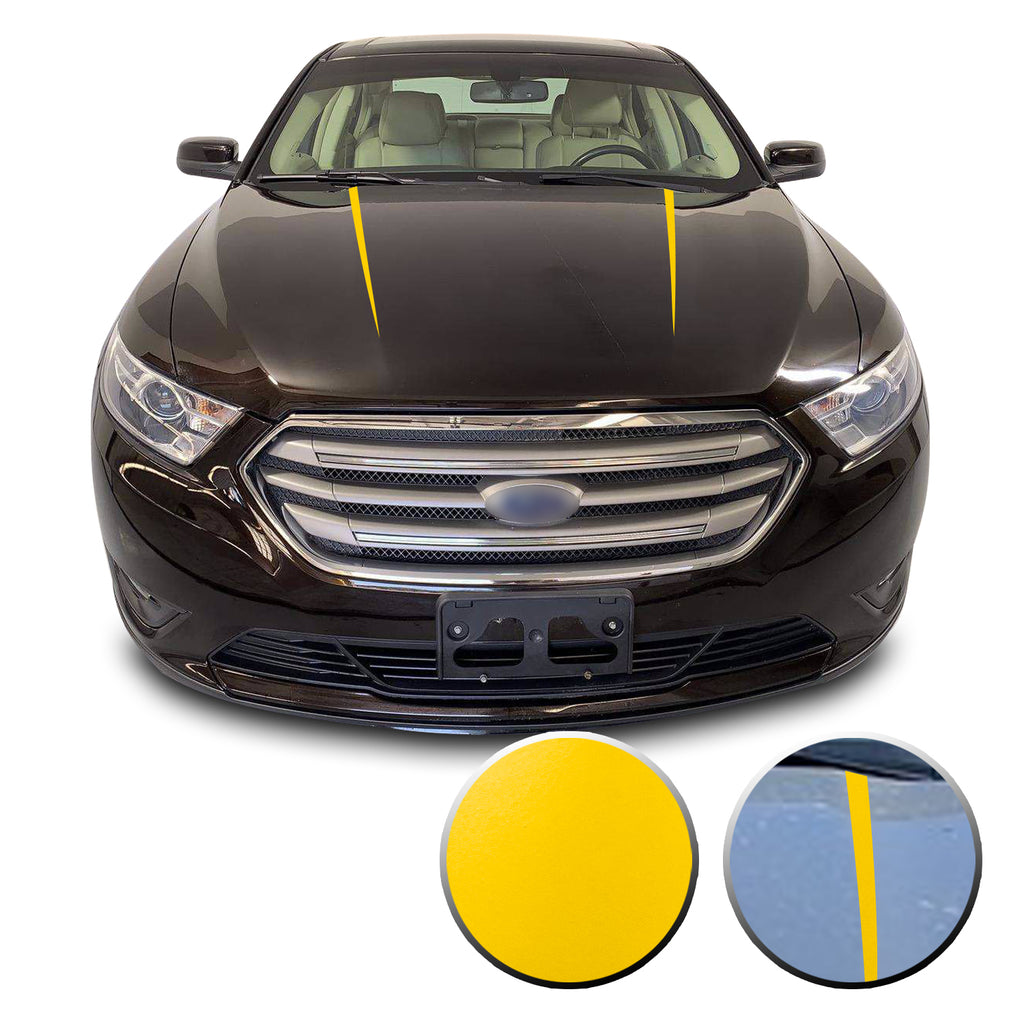 Hood Spear Stripes Racing Trim Vinyl Decal Compatible with Ford Taurus 2010-2019
