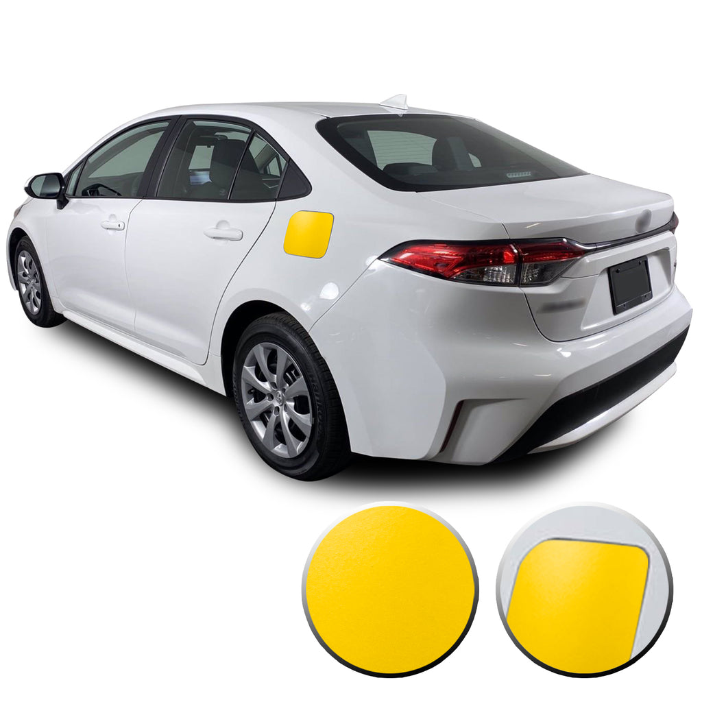 Fuel Tank Cap Gas Box Overlay Decal Precut Trim Compatible with and Fits Corolla Toyota 2020